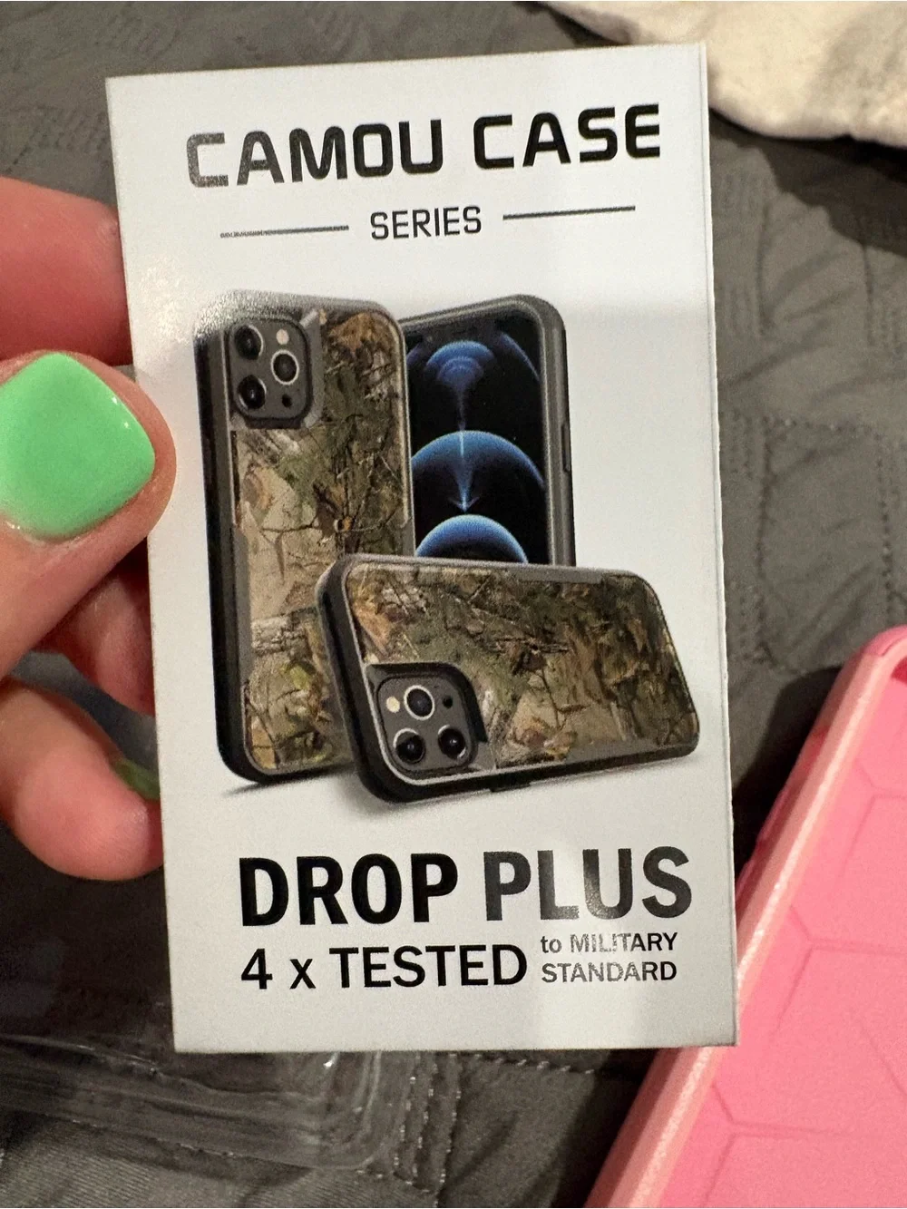 iPhone 13 Pro Case Premium Pink Pattern Phone Case New